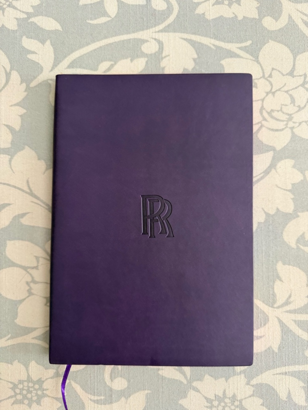 Rolls Royce Leatherette Purple Notebook VIP Gift Luxury Journal New